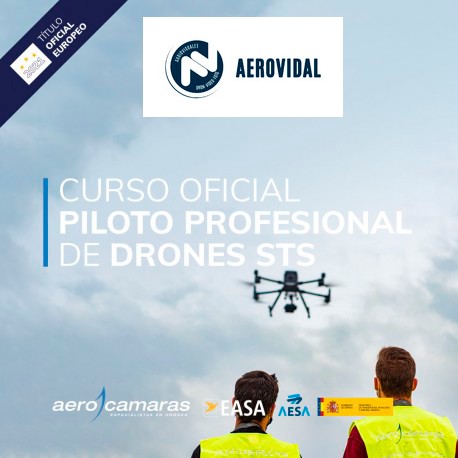 Curso Oficial De Piloto Profesional De Drones Sts Aesa Easa Aerovidal