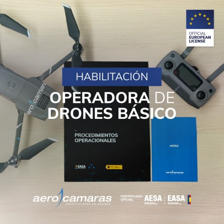 Habilitación de operadora de drones básica