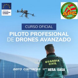 Curso Oficial Piloto de Drones Profesional (Fuerzas y Cuerpos de Seguridad)