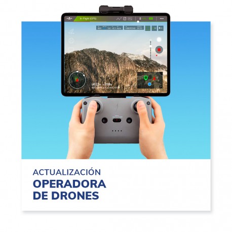 Actualización operadora de drones