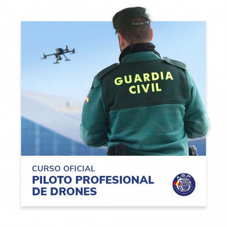 Curso Oficial de Piloto Profesional de Drones (sólo Fuerzas y Cuerpos de Seguridad)