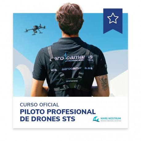 (MARE NOSTRUM) Curso Oficial de Piloto Profesional de Drones (STS) AESA/EASA