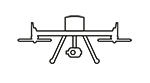 Icono Logística con drones